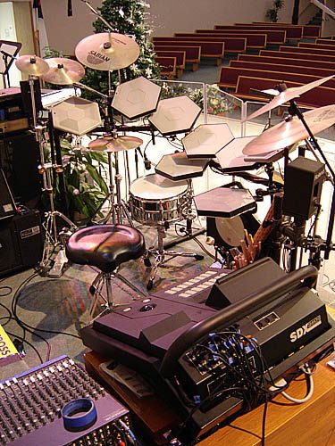 Simmons electronic drums and percussion
